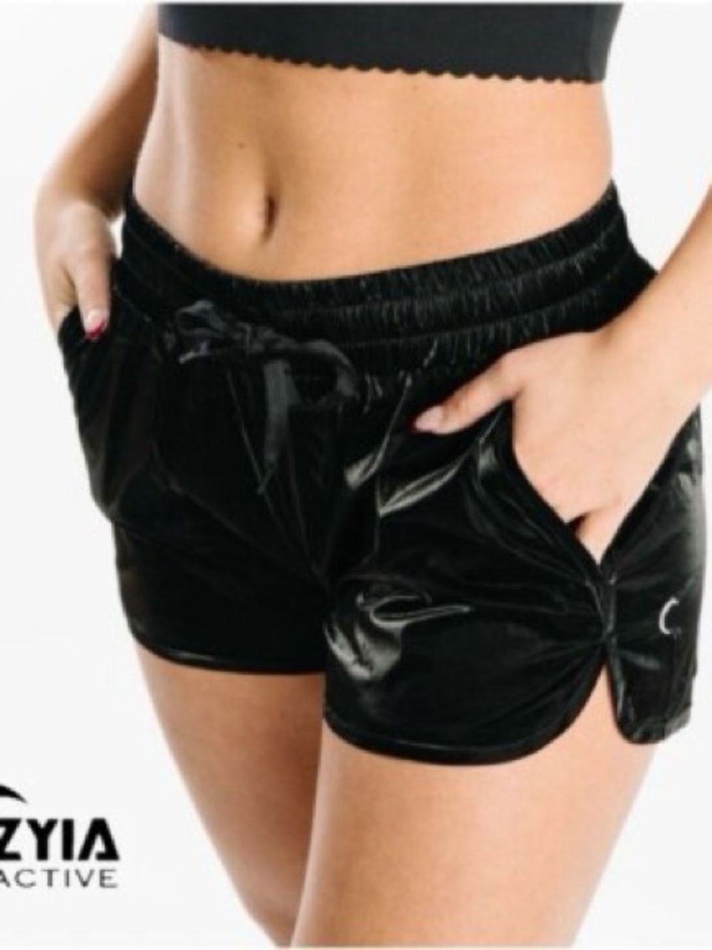 💙3 for $55💙Zyia Active Women's Black Nylon Athletic Shorts
